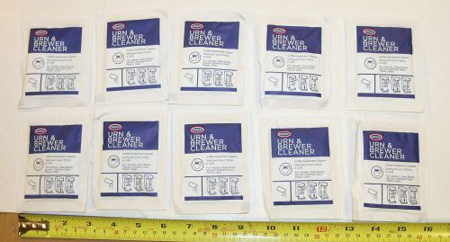10 packets Urnex Urn &amp; brewer cleaner, each 1 oz.. size, all for 1 price
