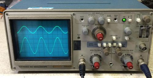Tektronix 442 35Mhz Dual Trace Oscilloscope in good working condition