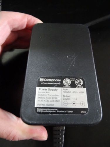 Pitney Bowes 860001 Dictaphone Power Supply Models 1730, 2730, 3730, 4730, 042X