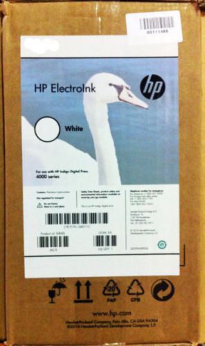 HP Indigo Electroink 3000/40005000/5500 Q4011C White / 10 CANS