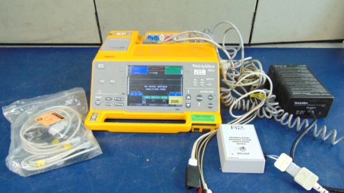 Welch Allyn Pic50 SPO2 ECG Patient Monitor System AED System-Works Good-S2038
