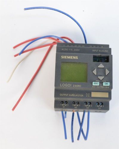 Siemens LOGO! 230RC PLC Logic Module 6EDI 052-1FB00-0BA6