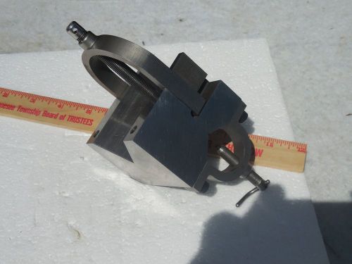 Machinist Made V BLOCK With Clamps 3&#034; W x 2 1/8&#034; H x 3&#034; L Tool DieMaker Grinder