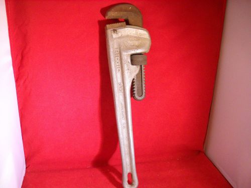 Ridgid 814 aluminum 14&#034; pipe wrench for sale