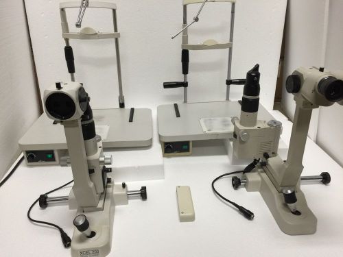 Lot Of Two Reichert Xcel 200 Slit Lamp For Parts