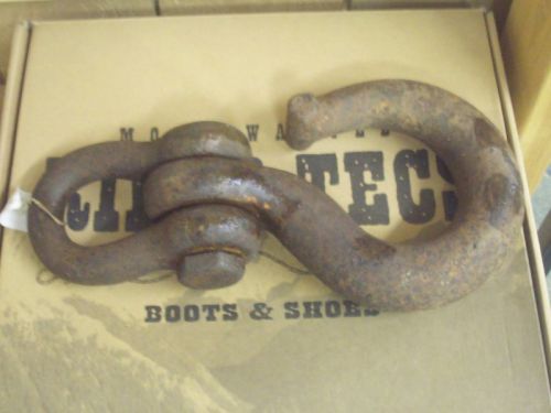 Vintage Large Manganese Hook