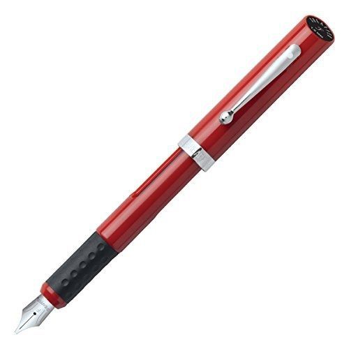 Sheaffer viewpoint calligraphy pen, red, carded with (2) ink cartridges: fine for sale