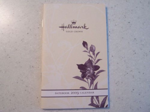 2009 Hallmark Date Book Calendar Booklet 13 Month Pocket Planner =NEW=