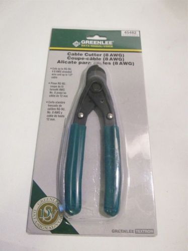 New Greenlee 45482 Cable Cutter RG-9U # 8 Stranded 
