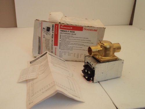 Honeywell v8043 f 1036 motorized valve 3/4&#034; new in original box for sale