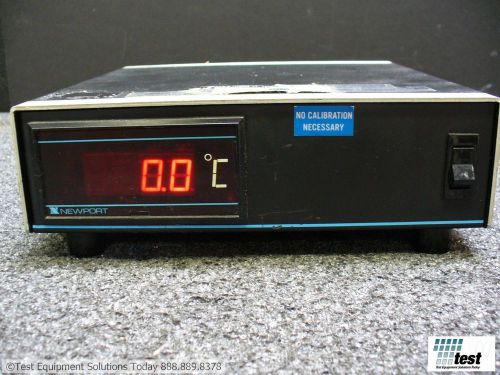 Newport 268 TC2 Digital Pyrometer Thermometer  ID #24001 TEST
