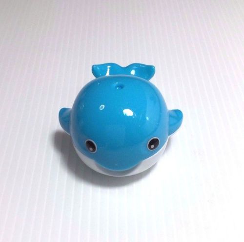 NEW PENCIL SHARPENER BLUE DOLPHINS CARTOON STATIONERY KID DECORATE OFFICE DESK