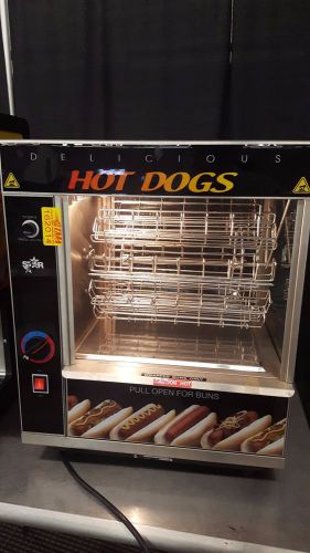 Star hot dog carousel with bun warmer for sale