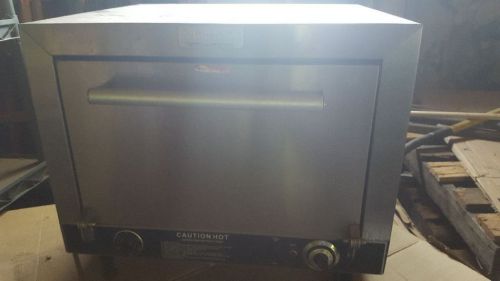 Nemco 5205-240 Pizza Oven Electric 240V 2 Countertop 2 Decks Baking Stone 5500W