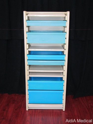 Herman Miller CoStruc Medical C-Locker Storage Cabinet with Tambour Door #43865S
