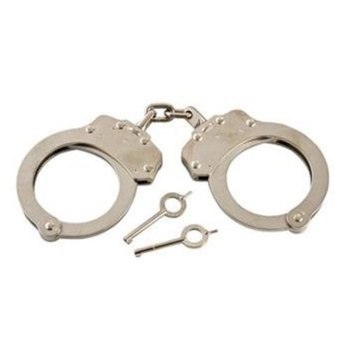 New in Box Peerless Chain Link Handcuffs With 2 Keys 700C