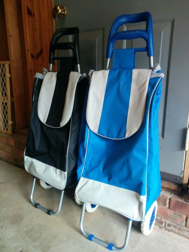Shopping cart folding rolling wheels grocery bag for sale