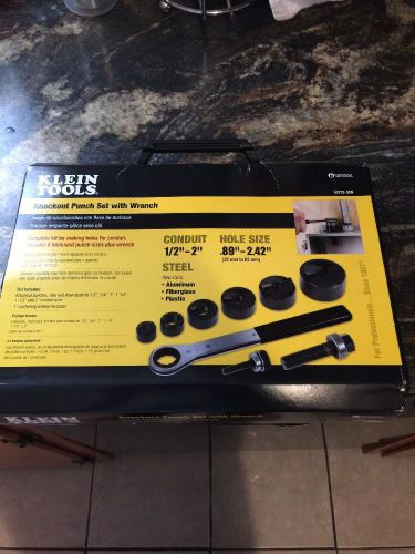 BRAND NEW Klein Tools Knockout Punch Set 53732SEN 1/2&#034;to 2&#034;
