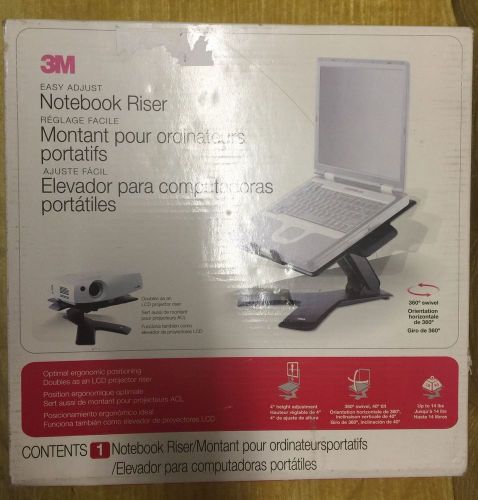 3M LX600MB Easy Adjust Notebook Riser Used but in Nice Condition With Box