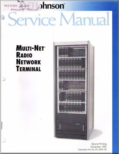 Johnson Service Manual MULTI-NET RADIO NETWORK TERMINAL