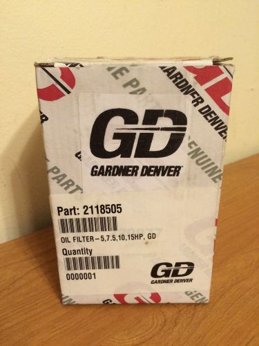 NIB Gardner Denver 2118505 Oil Filter