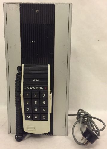 VINTAGE STENTOFON MASTER INTERCOM STATION BASE WITH PHONE HANDSET FAST SHIP