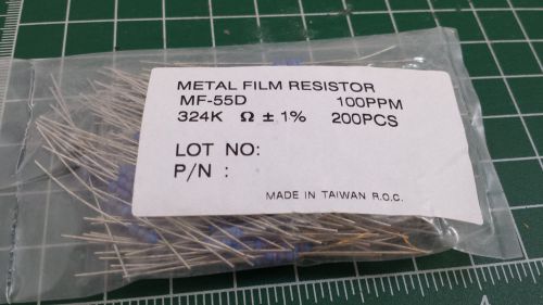 200x 324k 1% metal film resistors 1/4w