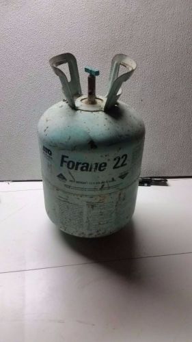 Forane r22 refrigerant partial 30 lb tank gross wt 15 lbs for sale