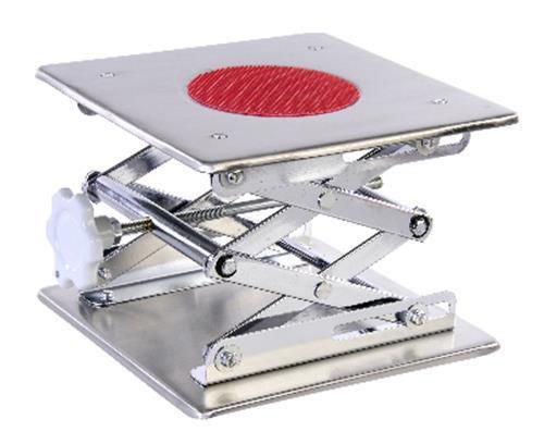 Laboratory scissor jacks stainless steel plate size 8”x8” for sale