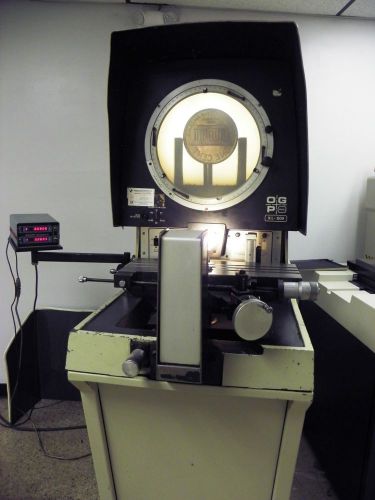 14&#034; OGP Optical Gaging Products XL809 Bench Model Comparator with Stand, DRO