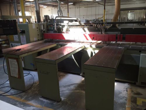 Scmi alfa 32 d front load 15 hp automatic panel saw beam used woodworking for sale