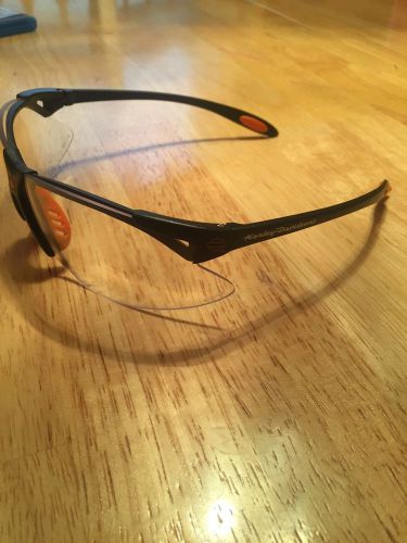 Harley Davidson HD1200 Safety Glasses with Clear Lens and Black Frame (1 Pair)