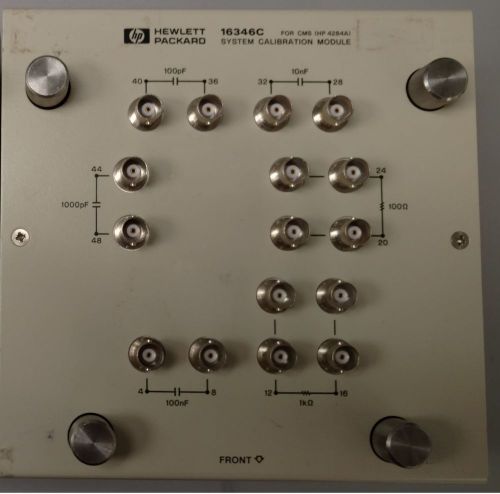 Agilent / HP 16346C Calibration Fixture for HP 4062A/C/UX Test Systems