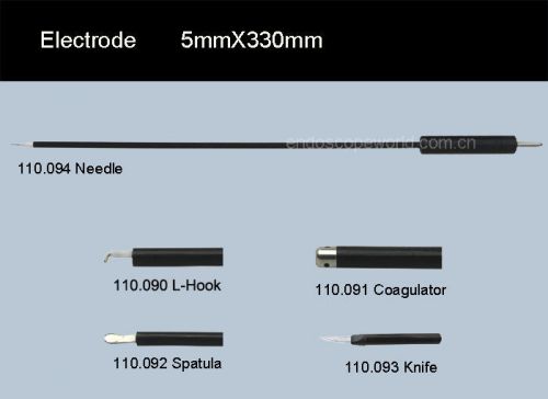 5mm Electrode Laparoscopy Choose Spatula or L Hook more