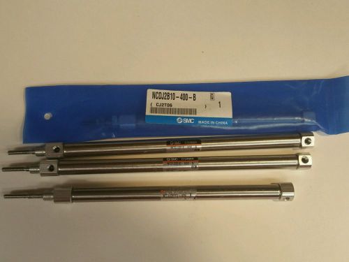 SMC PNEUMATIC CYLINDERS,  (LOT OF4)