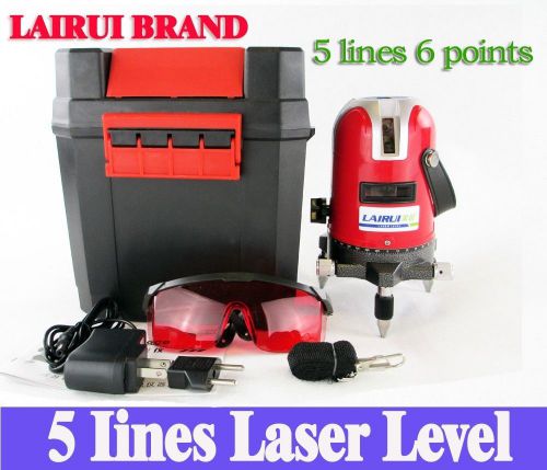 Laser level 5 lines 6 points rotary leveling outdoor tilt mode free shipping for sale
