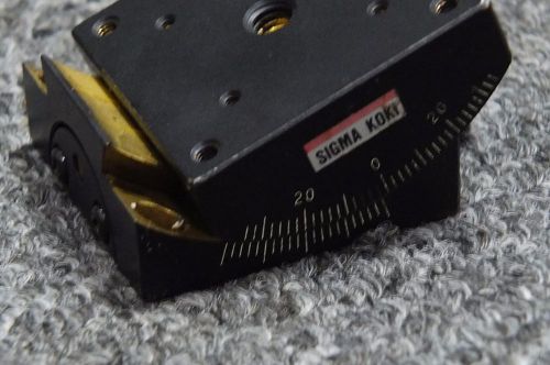 Sigma KOKI GOH-40A15 ,40x40mm Brass dovetail Goniometer used 137