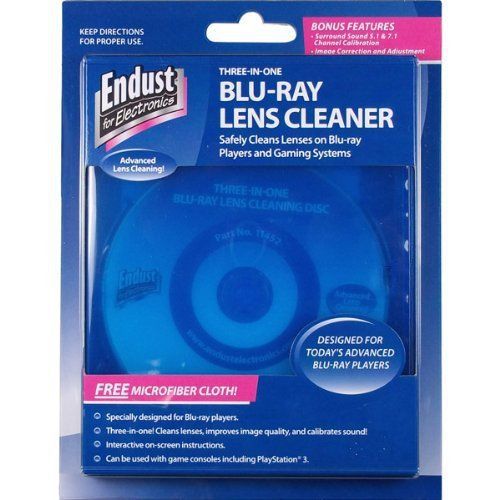 Endust 11452 Lens Cleaner 5.1 &amp; 7.1 Audio System Check for Blu-Ray Disc Laser