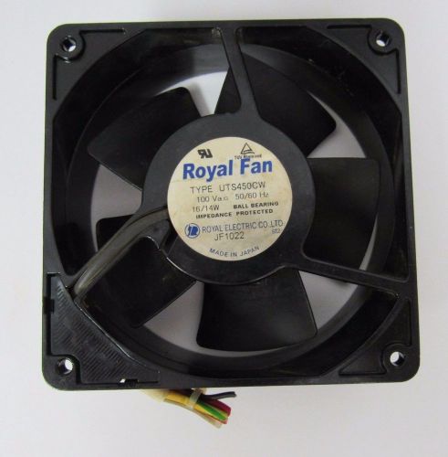 Royal fan uts450cw 100 vac 50 / 60 hz 16 / 14 w jf1022 hvac axial box fan for sale