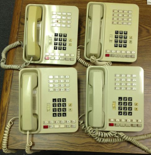 Lot of 4 Northcom Premier NC-616 ASH Electronic Key Business Telephones