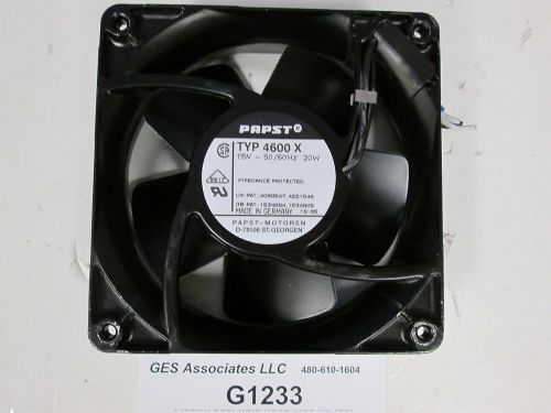 PAPST 4600X Cooling Fan 115V 50/60 Hz 20W