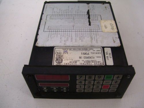 DRIVE CONTROL SYSTEMS OPERATOR INTERFACE PANEL MICROSPEED-196 60 DAY WARRANTY!!!
