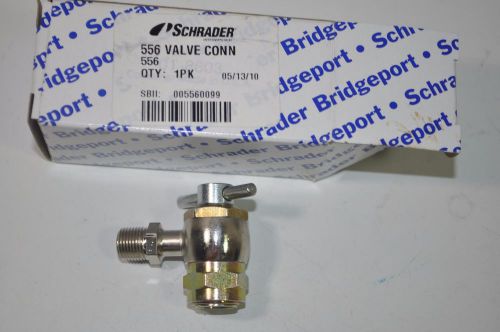Bridgeport schrader 556 high pressure valve coupling 1/8&#034; npt male 3,000 psig for sale