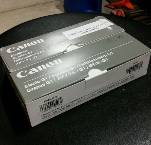 2 BOXES GENUINE Canon G1 Staples 1 box full, one box with 2 - 5 total cartridges