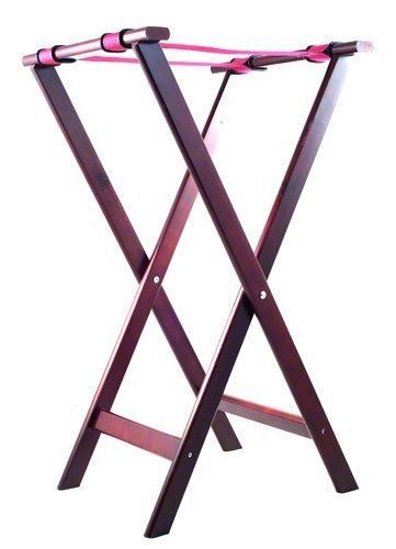 Update International (TSW-32) 32&#034; Cherry-Finish Tray Stand