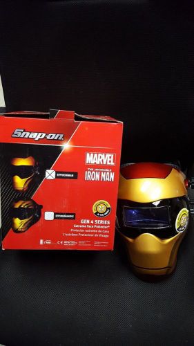 Snap-on Marvel Iron Man Efpironman Gen 4 Series Extreme Face Protector Welding