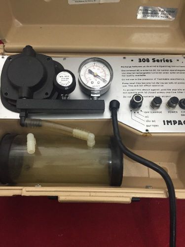 IMPACT 308M Portable Suction Apparatus Pump Oropharyngeal For Parts Unit 1