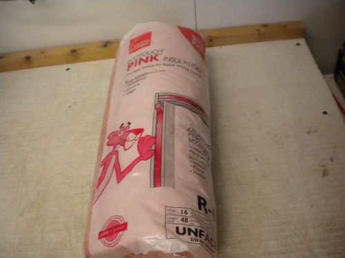 OWENS CORNING 111781 MULTI-PURPOSE INSULATION 16&#034; x 48&#034; x 2&#034; ECOTOUCH PINK NEW