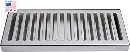 Chill Passion 12&#034; X 5&#034; SS Draft Beer Drip Tray , Kegerator, Countertop, Surface