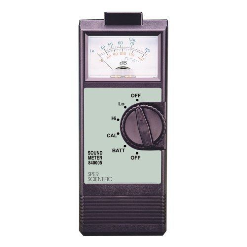 Sper scientific 840005 sound meter with analog display for sale